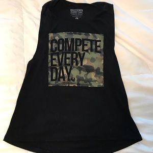 💪🏼 compete every day crossfit muscle tank